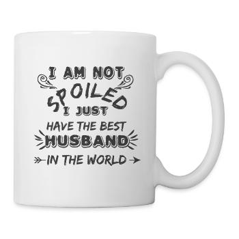 Spoiled Wife Funny Best Husband - Mug - white - Right