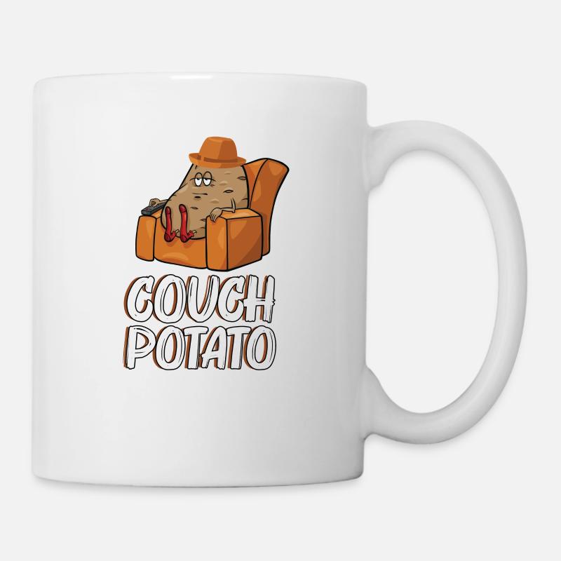 Couch Potato Lazy Sofa Potato Relax Gift - Mug - white