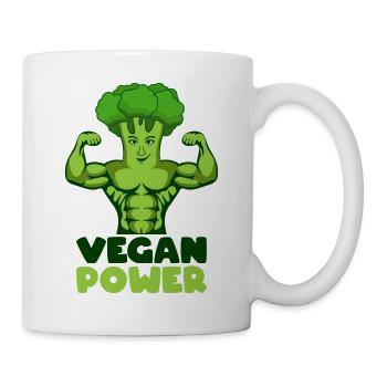 Vegan power - Mug - white - Right