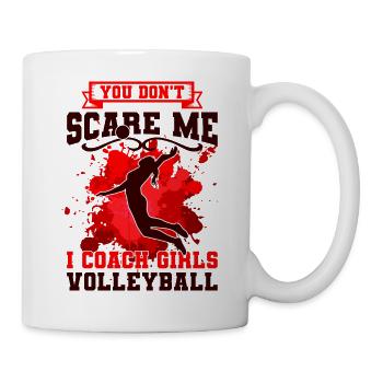 Volleyball coach - Mug - white - Right