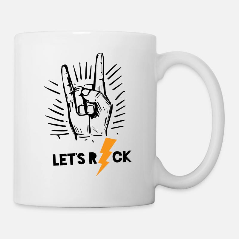Let's rock - Mug - white