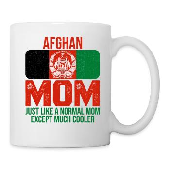 Afghanistan Moms Afghan Drapeau T-shirt de la Fête des Mères - Mug blanc - blanc - Droite