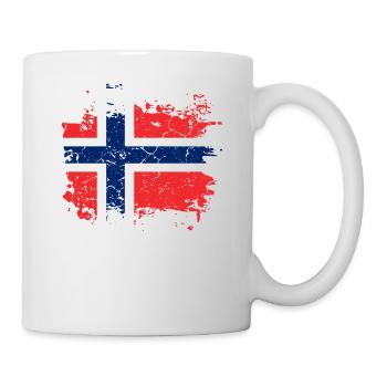 Norway flag - Mug - white - Right
