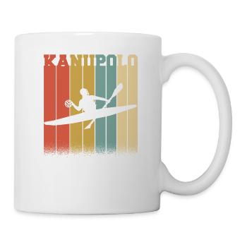 Kanupolo vintage retro - Tasse - Weiß - Rechts