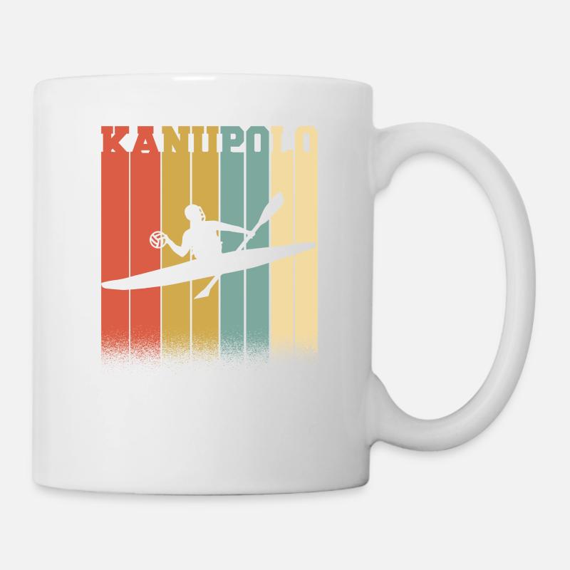 Kanupolo vintage retro - Tasse - Weiß