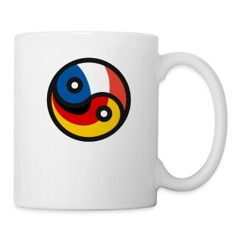 Amitié franco-allemande - Mug blanc - blanc - Droite