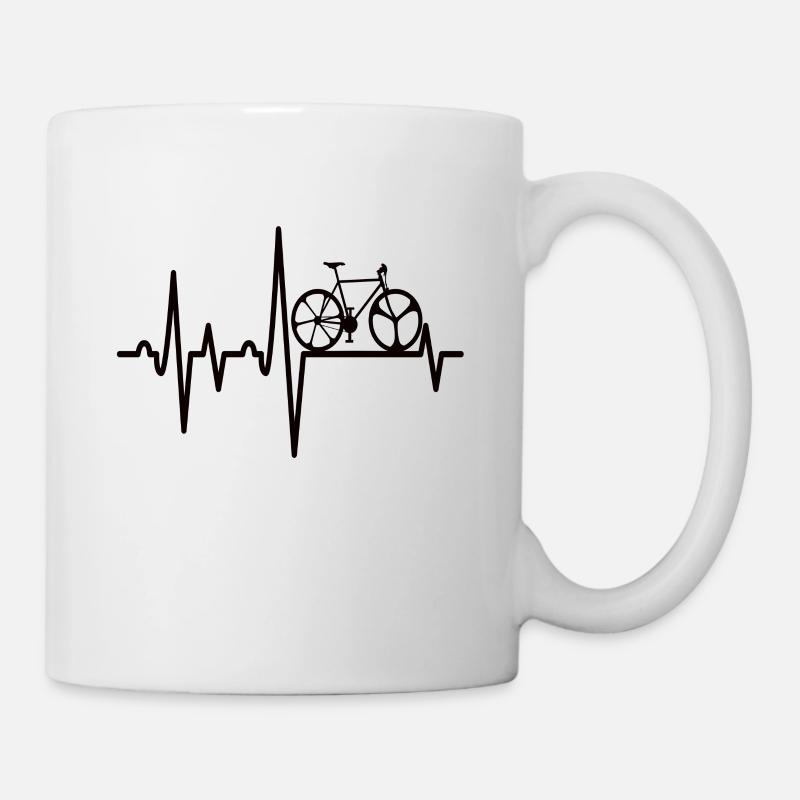 Cyclisme - Mug blanc - blanc