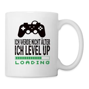 Zocken - Tasse - Weiß - Rechts