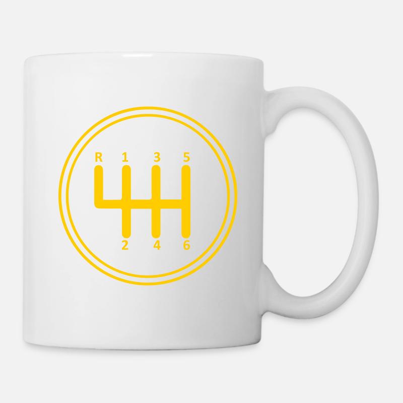 Shift knob stick lever - Mug - white