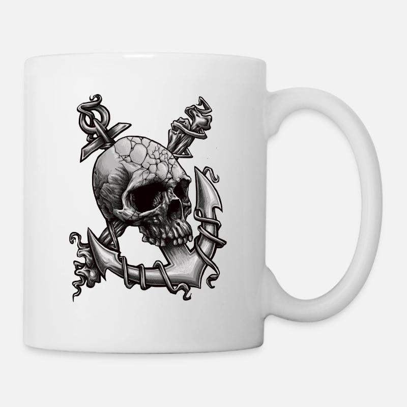 Ancre - Mug blanc - blanc