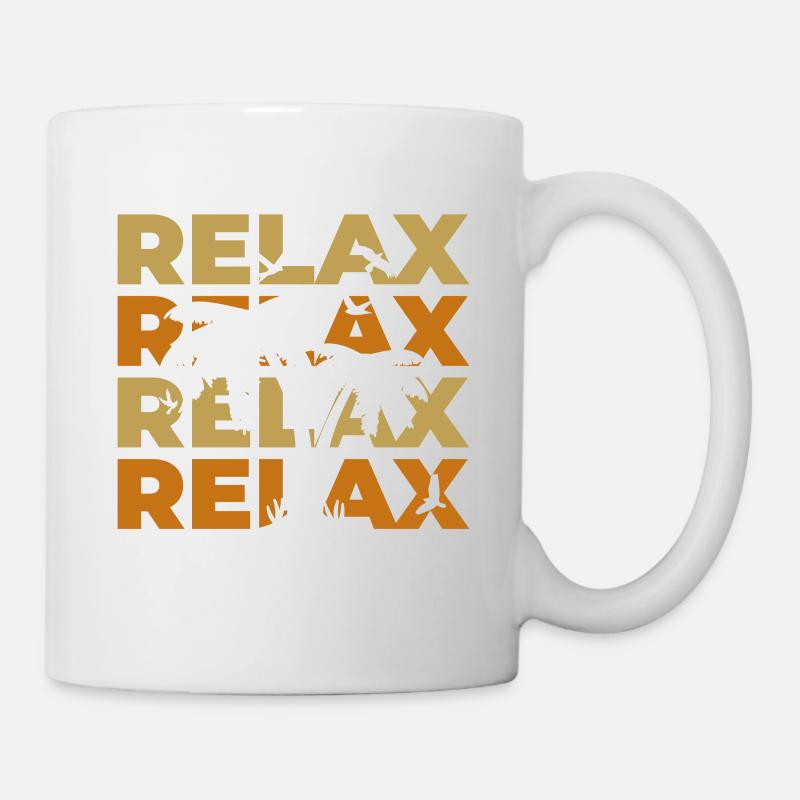 Relax - Tasse - Weiß