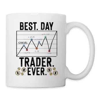 Best Day Trader Ever Stocks Forex Trading - Mug - white - Right