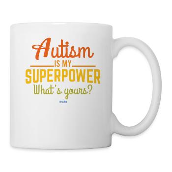 Autismus besonders Entwicklungsstörung - Tasse - Weiß - Rechts