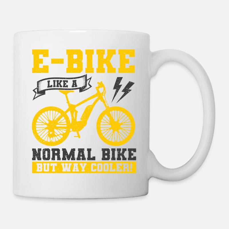 E-Bike - Tasse - Weiß