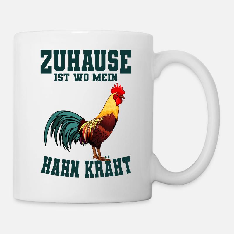 Hahn - Tasse - Weiß