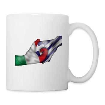italie grèce italie grèce mains mains - Mug blanc - blanc - Droite