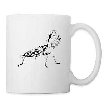 Mante religieuse insecte nature environnement insectes - Mug blanc - blanc - Droite