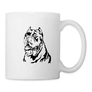 Cane corso chien race de chien chiot mastiff molosser - Mug blanc - blanc - Droite
