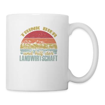 Drink beer agriculture - Mug - white - Right
