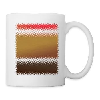 Abstract art #6, My own Rothko-inspired design - Mug - white - Right