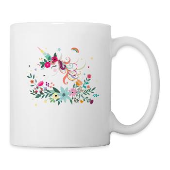 Je crois que la licorne - Mug blanc - blanc - Droite