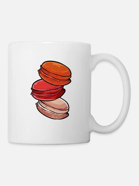 Makronen Baker und Foodie Geschenk - Tasse - Weiß
