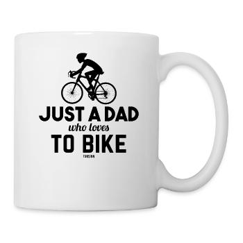 Papa Fahrrad Mountainbike Pedelec Vater - Tasse - Weiß - Rechts