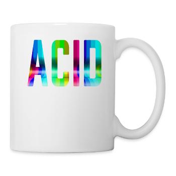 Acid House Techno Raver DJ Festival Party Geschenk - Tasse - Weiß - Rechts