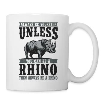 Nashorn - Tasse - Weiß - Rechts