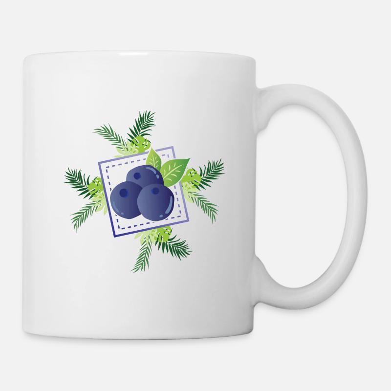Myrtilles - Mug blanc - blanc