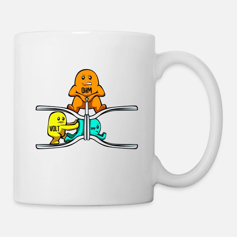 Electricity Explained Electricity Physicist Electricity - Mug - white