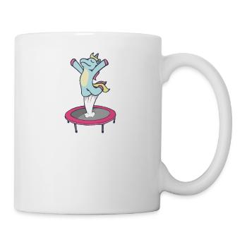 CHILDREN TRAMPOLINE UNICORN UNICORN fitness gymnastics - Mug - white - Right