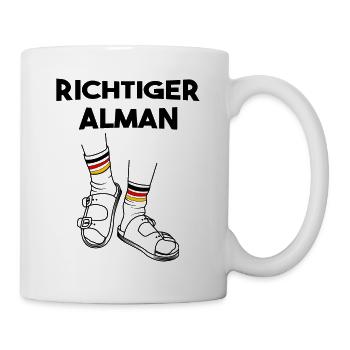 Richtiger Alman - Tasse - Weiß - Rechts