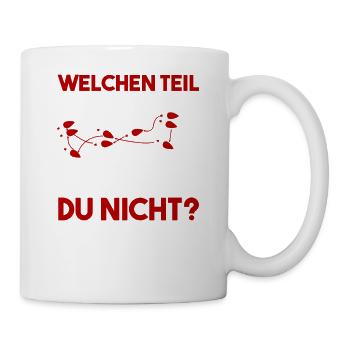 Tanzen Tänzer Tänzerin Salsa Tango Spruch Geschenk - Tasse - Weiß - Rechts
