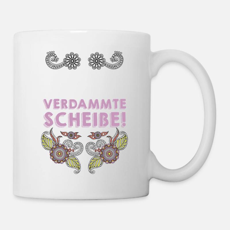 Entspann Dich Endlich, Verdammte Scheiße Geschenk! - Tasse - Weiß