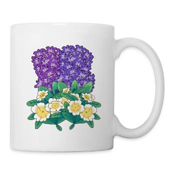 Printemps fleurs fleur pâques nature été flore - Mug blanc - blanc - Droite