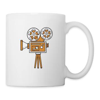 Movie projector film maker or director gift - Mug - white - Right