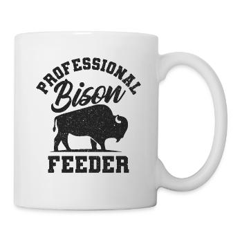 Bison - Mug blanc - blanc - Droite