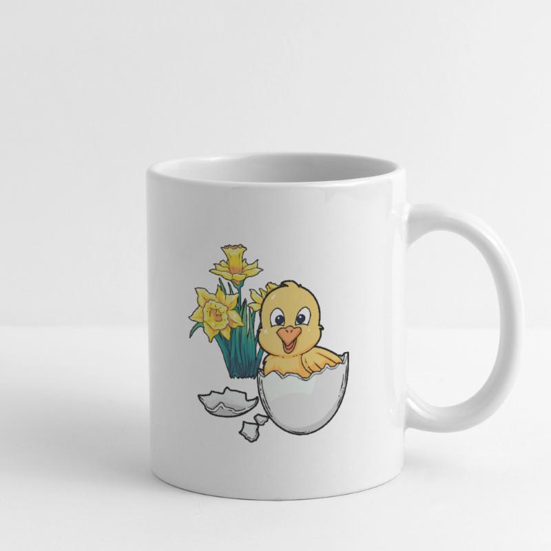 Happy Easter Chicks Easter Egg Kids Baby Chick Egg Egg Mug