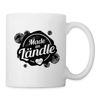 Schwabe Schwäbisch Made im Ländle - Tasse - Weiß - Rechts