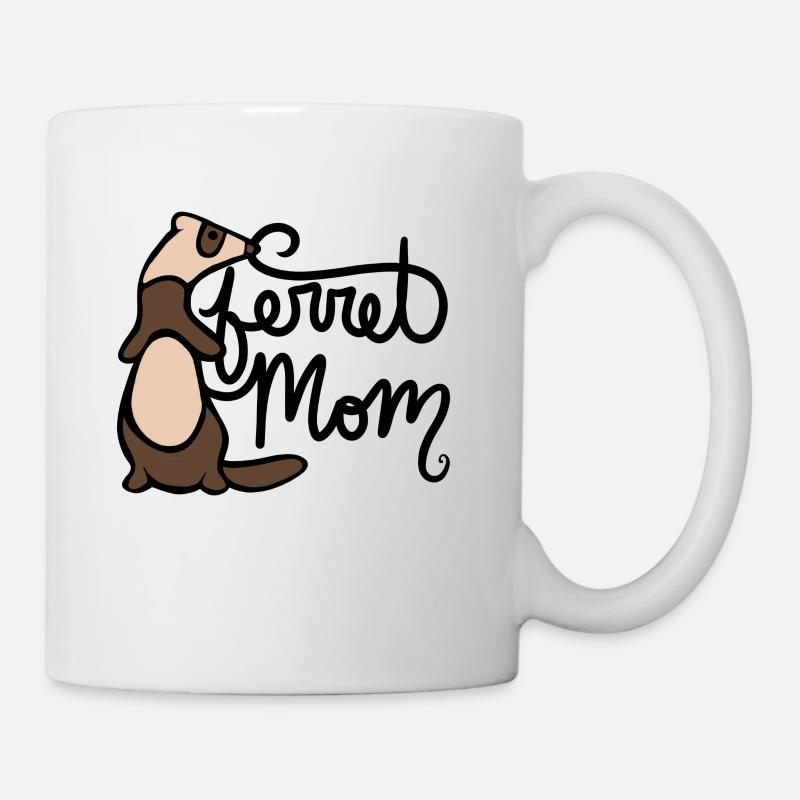 furet maman - Mug blanc - blanc