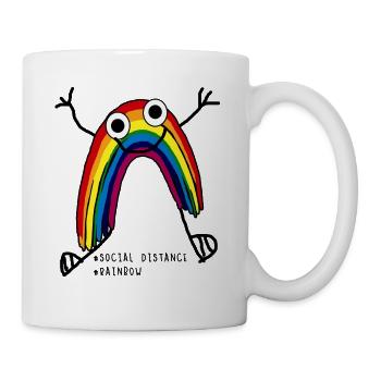 arc-en-ciel pour enfants - Mug blanc - blanc - Droite
