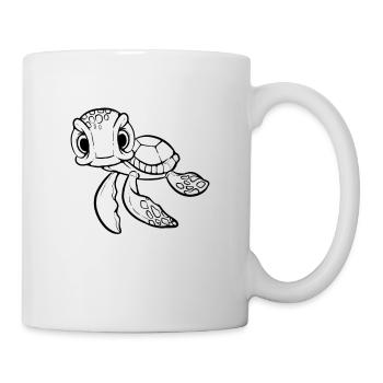 Turtle baby animal lover gift - Mug - white - Right