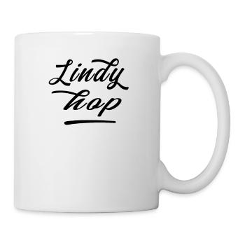 Swing Lindy Hop Dance Vintage Geschenk - Tasse - Weiß - Rechts
