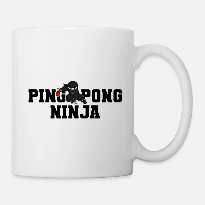 Tennis de table - Mug blanc - blanc