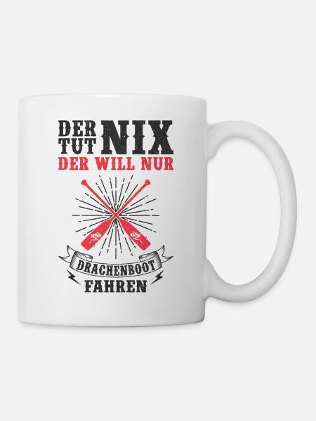 Drachenboot - Tasse - Weiß