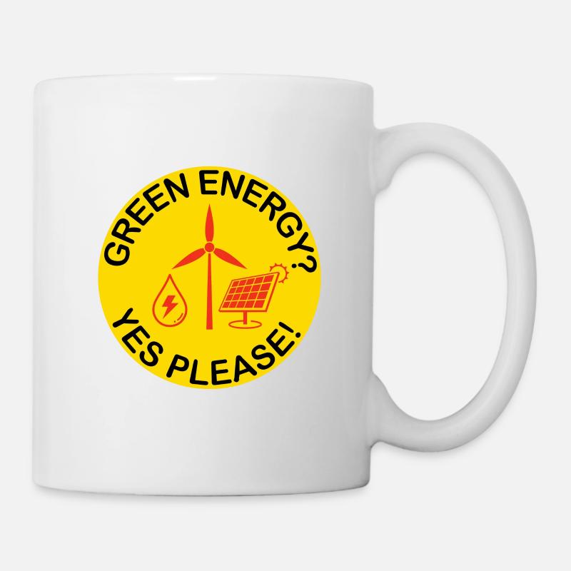 Énergie renouvelable Renewable Energy - Mug blanc - blanc