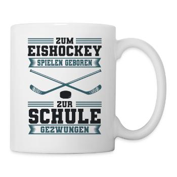 Eishockey - Tasse - Weiß - Rechts