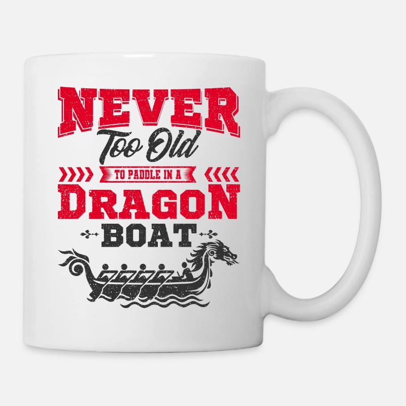 Drachenboot - Tasse - Weiß