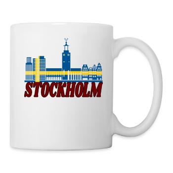 Suède, Stockholm - Mug blanc - blanc - Droite